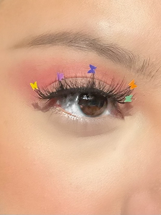 Flutter Rainbow Butterfly Eyelashes